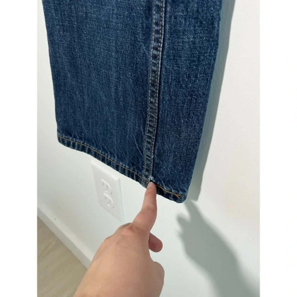 Levis 559 Jeans Mens 34x30‎ Blue Relaxed Straight Mid Rise Dark Wash Denim